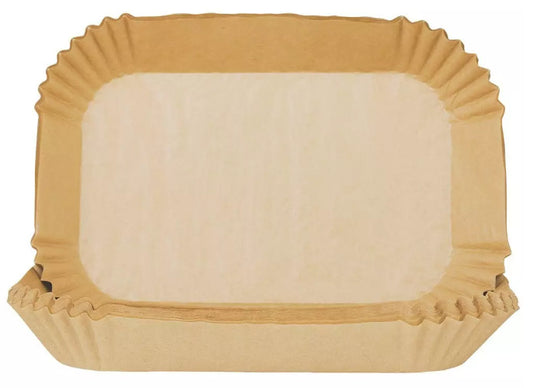 Kepimo pergamentinis popierius 100 vienetų oro gruzdintuvėms 22x14cm Klausberg KB 7783