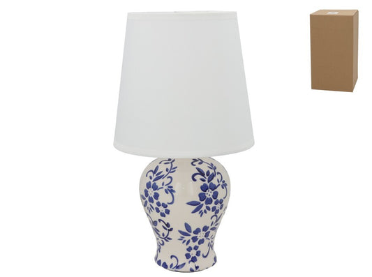 Keraminė stalinė lempa Aida, 17.00 × 17.00 × 31.50 cm, DECORLIFE