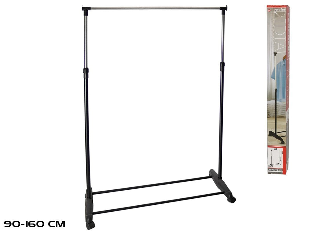 Drabužių stovas 90–160 cm, 42x81x160 cm