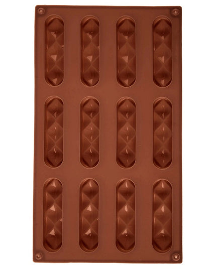 Sausainių ir praline saldainių kepimo formelė, silikoninė, 29,5 x 17 x 1,5 cm, 154445, ORION