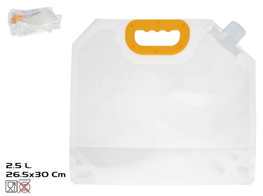 Skaidrus pikniko maisto ir vandens konteineris 2,5 l 26x29 cm, SUMMER ENJOY