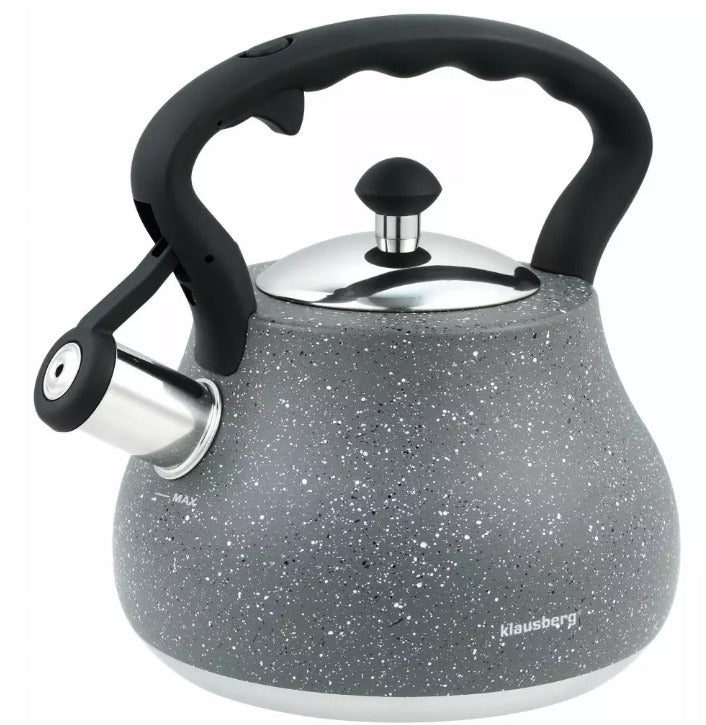 Tradicinis arbatinukas 2,7l pilko marmuro Klausberg KB 7447