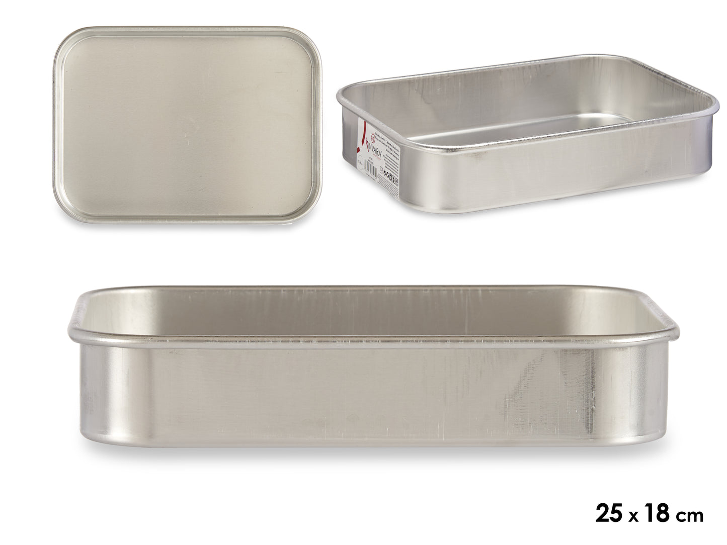 Aliumininis kepimo indas, 5.3×26×19 cm, 87583, Kinvara