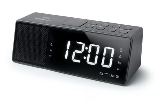 Dviejų žadintuvų laikrodinis radijas PLL su Bluetooth, 2×1,5 V, M 172 BT, MUSE