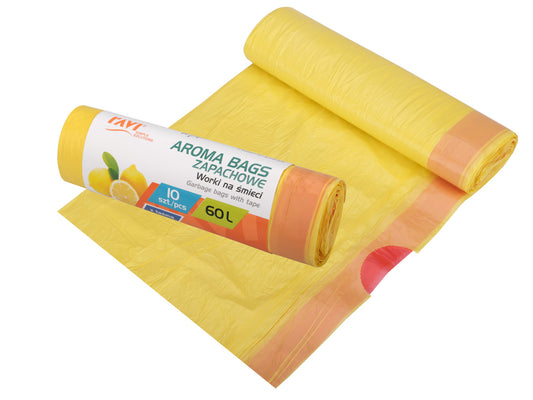AROMA BAGS šiukšlių maišai 60 l, citrusų kvapo, 10 vnt., 18.5 x 5 x 5, 00764, Simple Solution