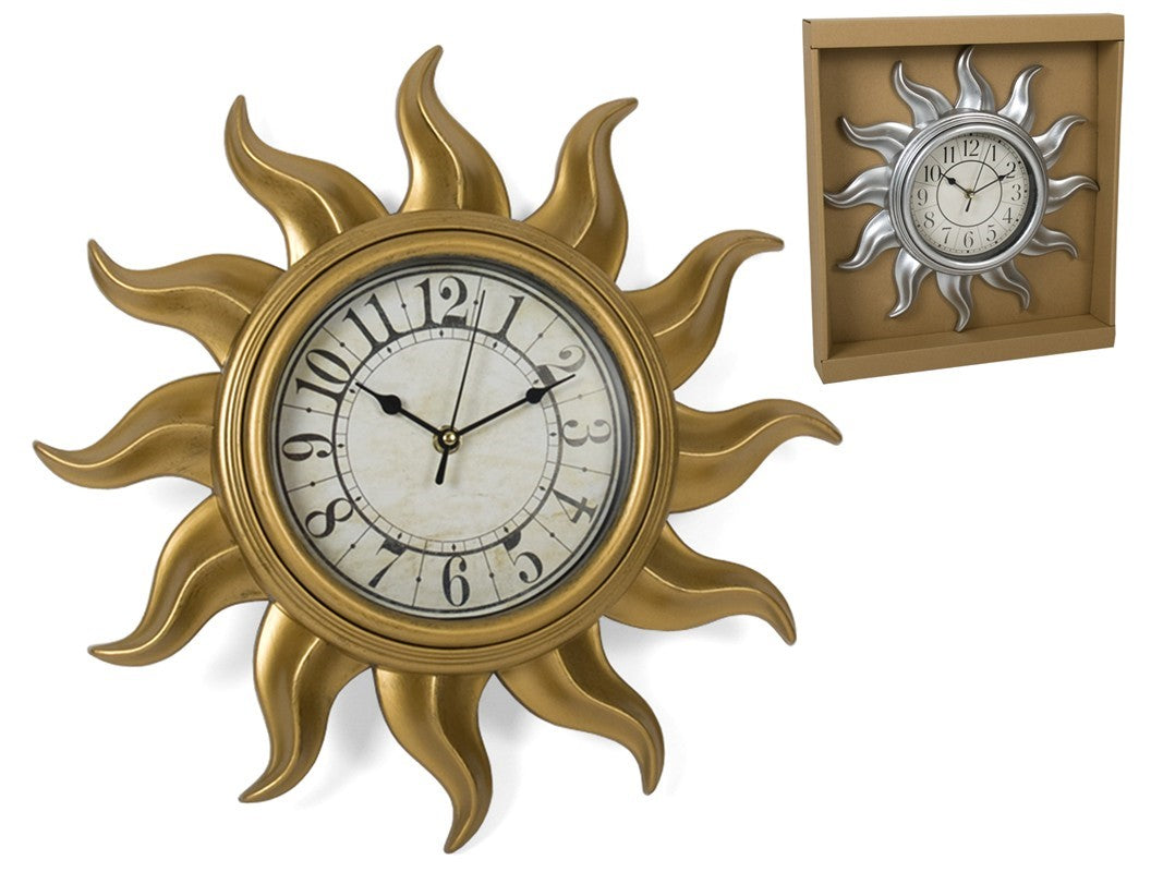 Sieninis laikrodis 38 cm, 2 rūšių, 38 x 5 x 38 cm, DECORLIFE