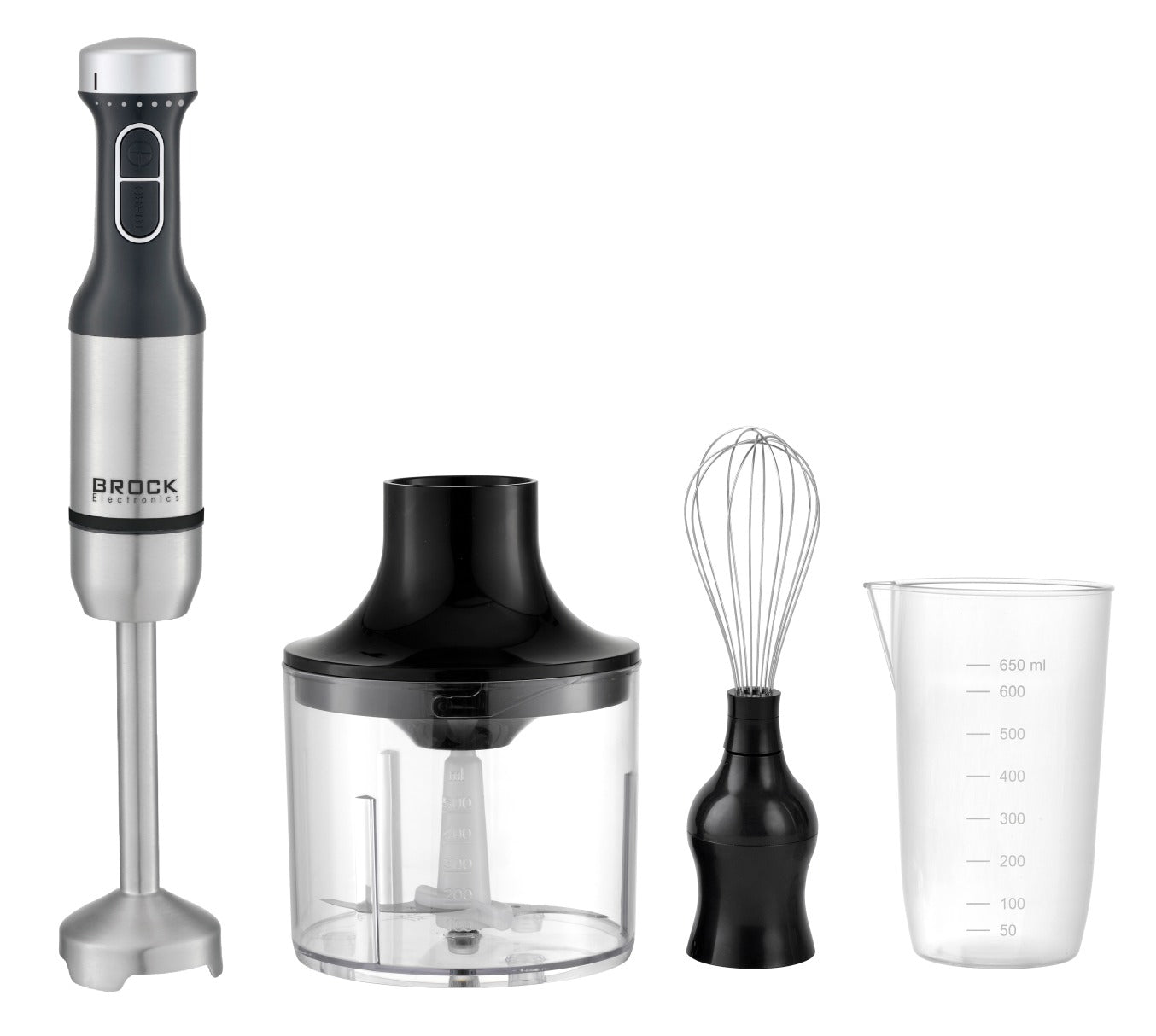 Rankinis trintuvas su 650 ml smulkintuvu, 8 greičiais, BROCK HBS 9002 S, 1000 W