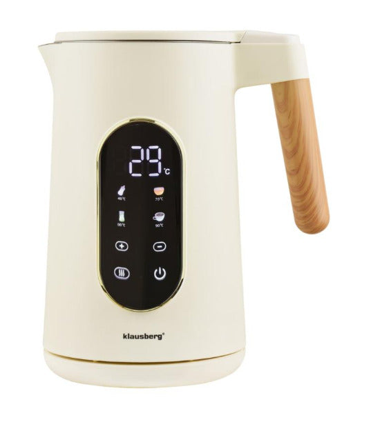 Elektrinis virdulys, 1.7L, 2200W, smėlio/rožinio aukso, Klausberg, KB 9005