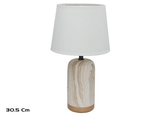 Keraminė stalinė lempa Fenix, 18.00 × 18.00 × 30.50 cm, DECORLIFE