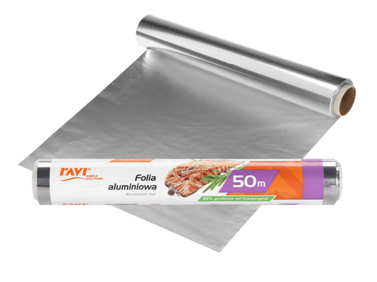 Aliuminio folija 50 m x 29 cm rulone, 30 x 4.5 x 4.5, 00182, Simple Solution