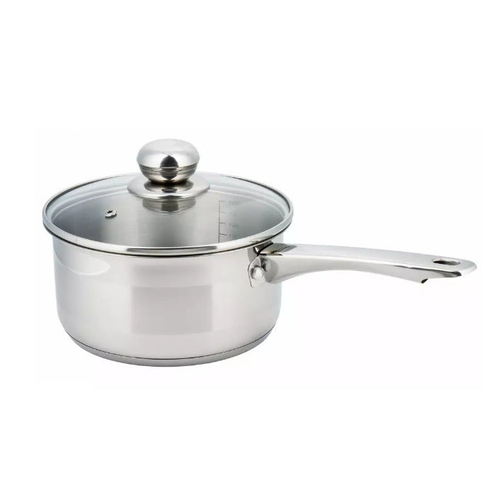 Puodas su dangteliu, plieninis Ø16cm 1,5l Kinghoff.