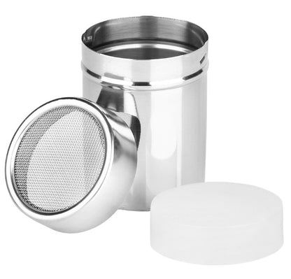 Indelis su sieteliu cukraus pudrai ir cinamonui, plieninis, 300 ml, 279082, VILDE