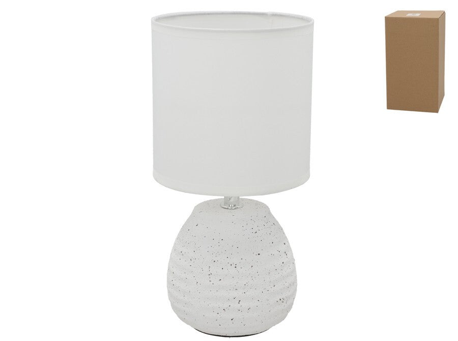 Keraminė stalinė lempa Sonia, 13.00 × 13.00 × 26.00 cm, DECORLIFE