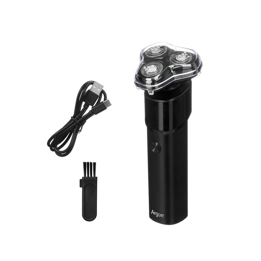Epiliatorius, 3 antgaliai, juodas, 500 mAh, USB, 5,7 x 16 x 6,2 cm, 12836, Argon