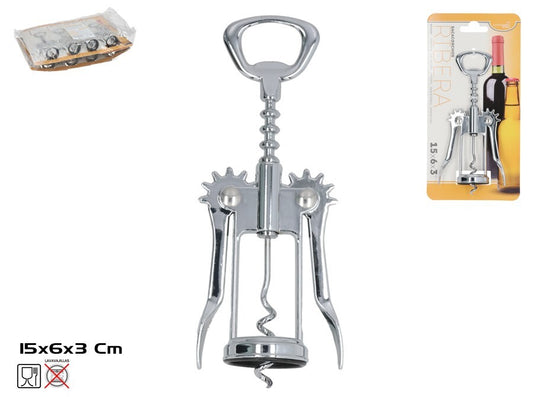 Metalinis kamščiatraukis 15 x 5,5 x 3,5 cm, KITCHEN&GO
