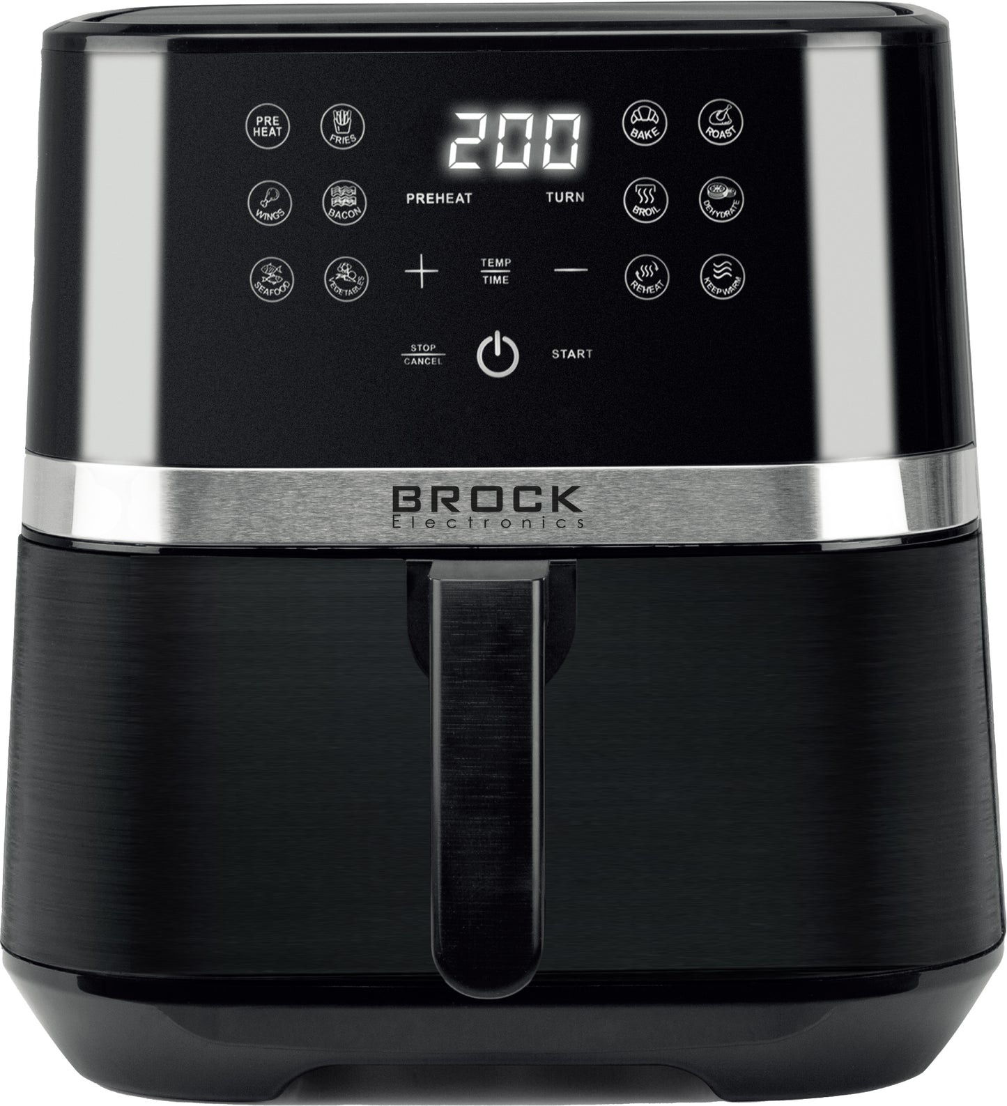 Skaitmeninė oro gruzdintuvė BROCK DAF 6502 6.5L, 1800W