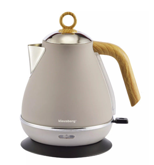 Elektrinis virdulys, 2200 W, 1,7 l smėlio spalvos, KB 7707, Klausberg