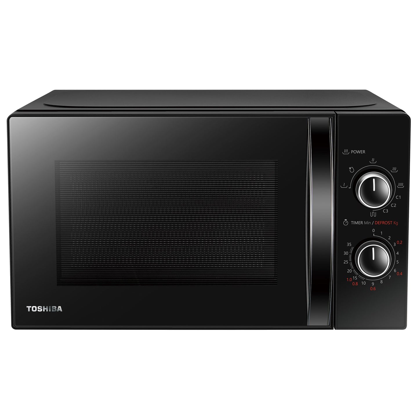 Mikrobangų krosnelė Toshiba MW2 MG20PBK, 20 l su grilio funkcija, galia 1000 W, mikrobangų krosnelės