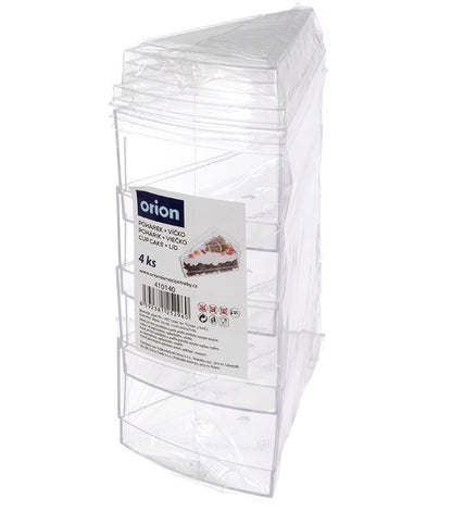 Desertų indeliai su dangteliais, 160 ml, 4 vnt., 410140, ORION