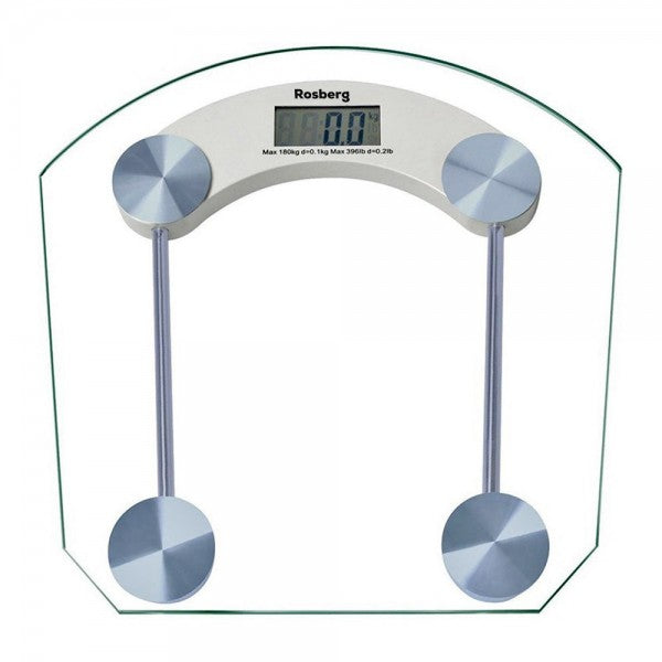 Rosberg 555551650B, vonios svarstyklės, 4 skaitmenų LCD, 180 kg