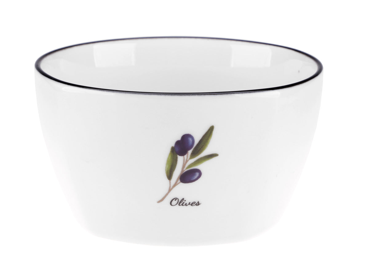 Porcelianinis dubuo, 350 ml, Alyvuogės, 11.5 x 11.5 x 6.5, 81474, RAVI Decor