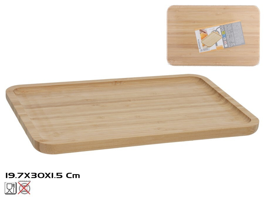 Bambukinis padėklas, 19.70 x 30.00 x 1.50, KITCHEN&GO