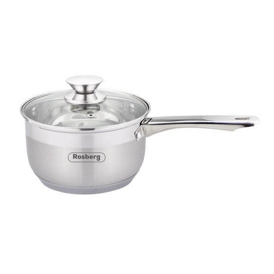 Puodas su dangčiu, 18 cm, 2.5L, Nerūdijantis plienas, 5R1210H18K, Rosberg