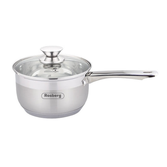 Puodas su dangčiu, 18 cm, 2.5L, Nerūdijantis plienas, 5R1210H18K, Rosberg