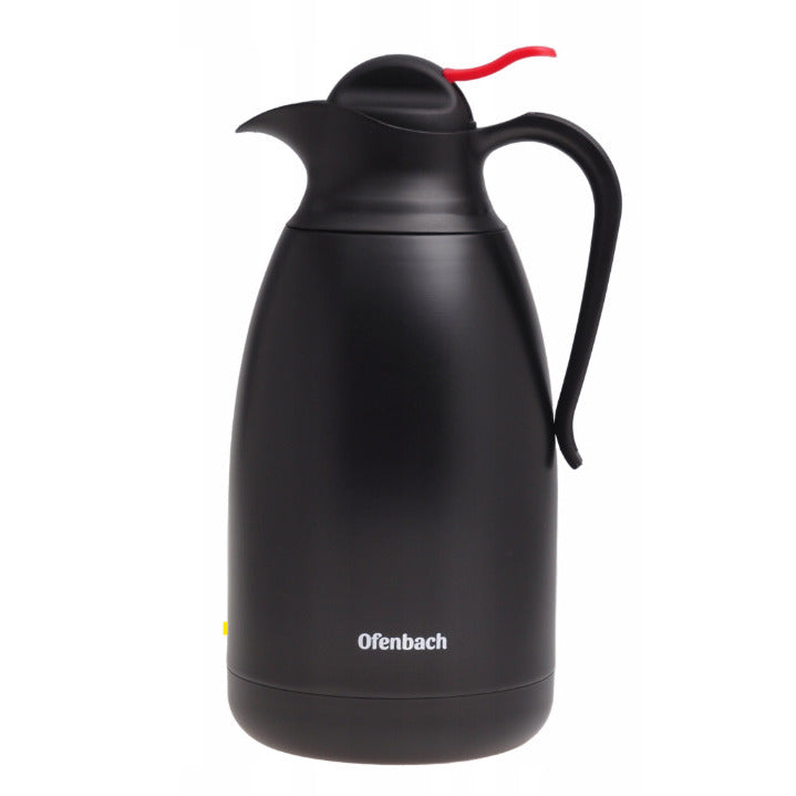Nerūdijančio plieno termosas 2,0 L, juodas, 101333, KAMILLE