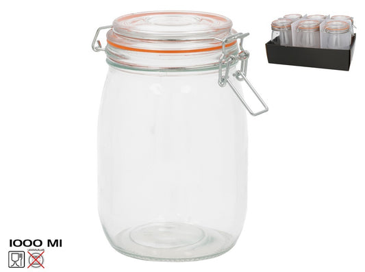 Hermetiškas indas 1000 ml, 17 x 10,3 x 14,5 cm, KITCHEN&GO