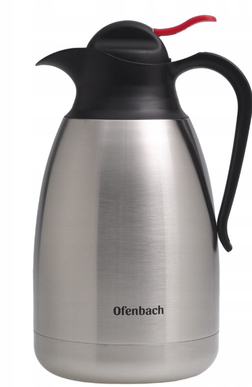 Nerūdijančio plieno termosas 1,5 L, sidabrinis, 101330, KAMILLE