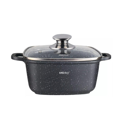 Puodas, marmuro danga, 6.5L, 28x28x11cm, KH 1605, KING HOFF