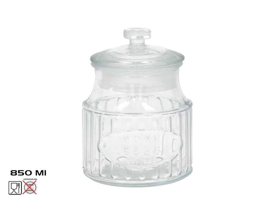 Vintage stiklinis indas, 0.85 l, 11.50 x 11.50 x 16.00, KITCHEN&GO