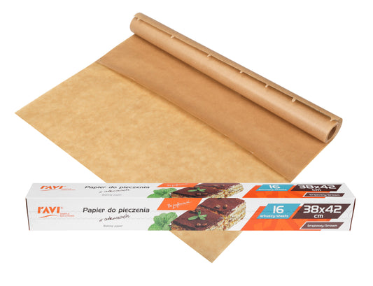 Kepimo popierius, 38 x 42 cm, lapai, rudas, 39 x 4.5 x 4.5, 10301, Simple Solution