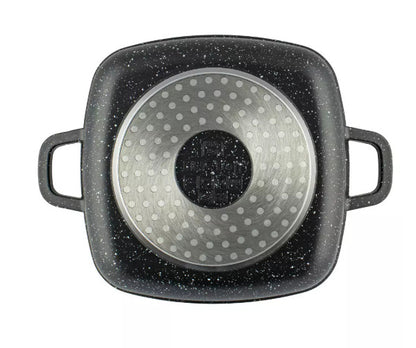 Puodas, marmuro danga, 4.4L, 24x24x10cm, KH 1603, KING HOFF