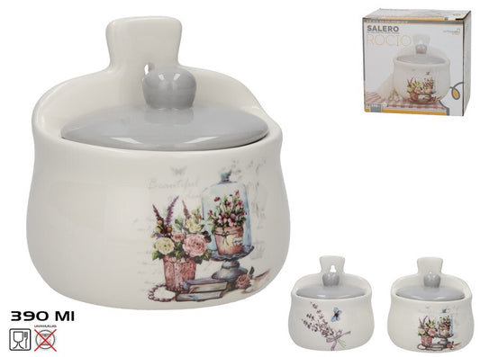 Prie sienos tvirtinamas druskos indelis, 390 ml, 2 dizainai, 8.50 x 12.00 x 13.00, KITCHEN&GO