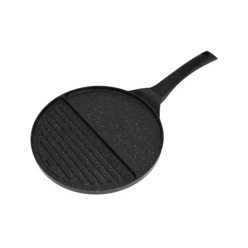 Kinghoff, "Bipartite" keptuvė, aliuminis, juodas marmuras Ø27cm KH 1364