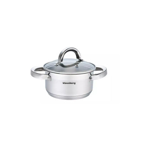 Plieninis puodas, Ø14cm, 1l Klausberg KB 7121