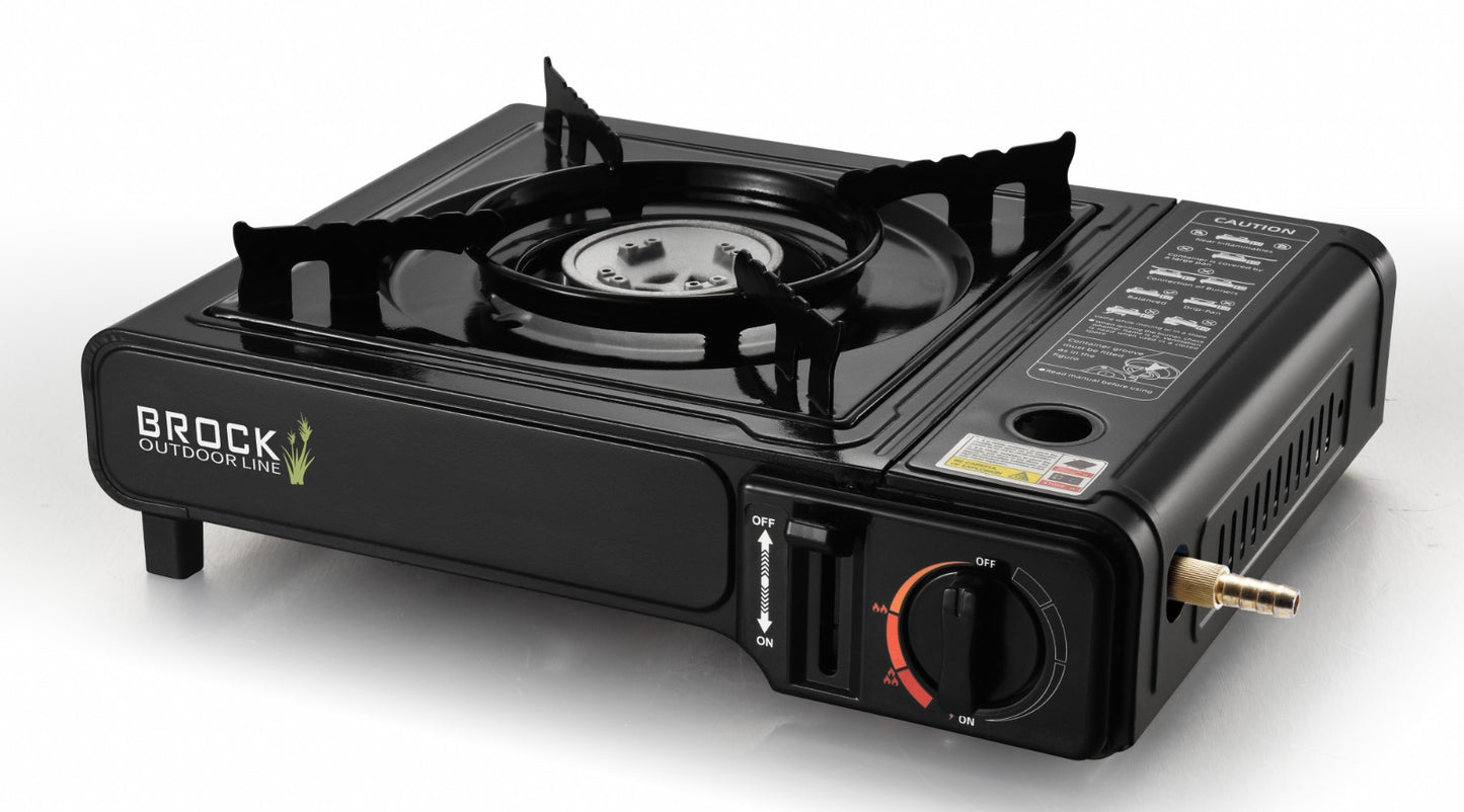 Nešiojama dujinė viryklė BROCK PSG 001 BK, 2200W