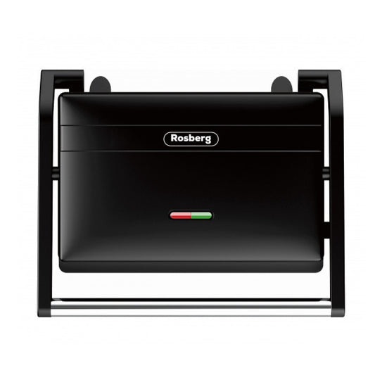 Elektrinis grilis, Rosberg R51442J, 1300 W, nepridegančios plokštės, juodos