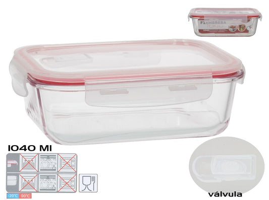 Stačiakampė pietų dėžutė 1040 ml, 6,5 x 20,5 x 15,5 cm, KITCHEN&GO