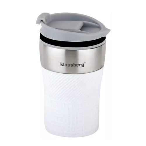 Termosinis puodelis, baltas, 280 ml, Klausberg, KB 7623