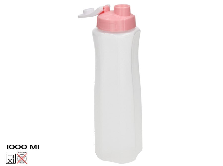 Butelis Iris 1000 ml, 7,5x7,5x23,5 cm, SUMMER ENJOY