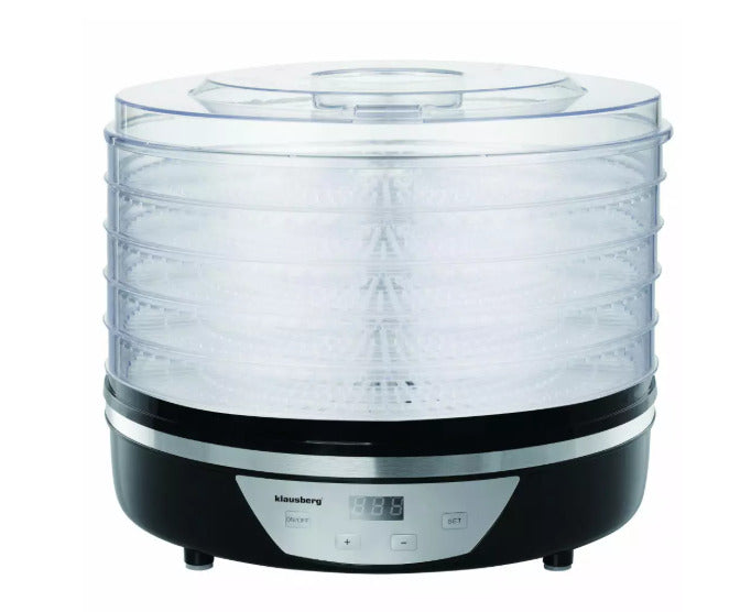 Maisto džiovyklė, 5 padėklai, 350W, KB 7568, Klausberg