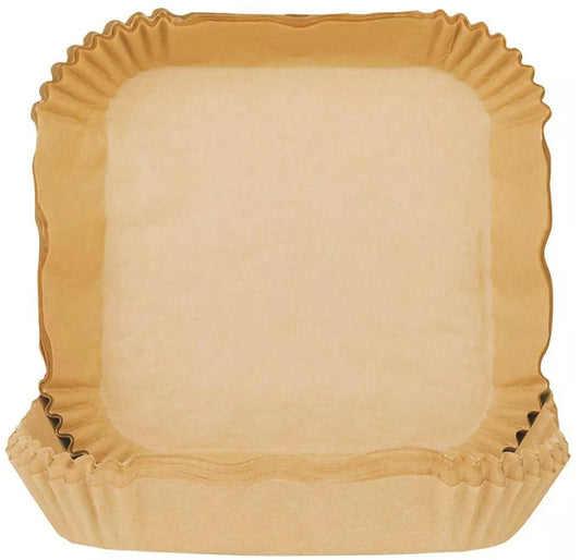 Kepimo pergamentinis popierius 100 vienetų oro gruzdintuvėms 16x16cm Klausberg KB 7781