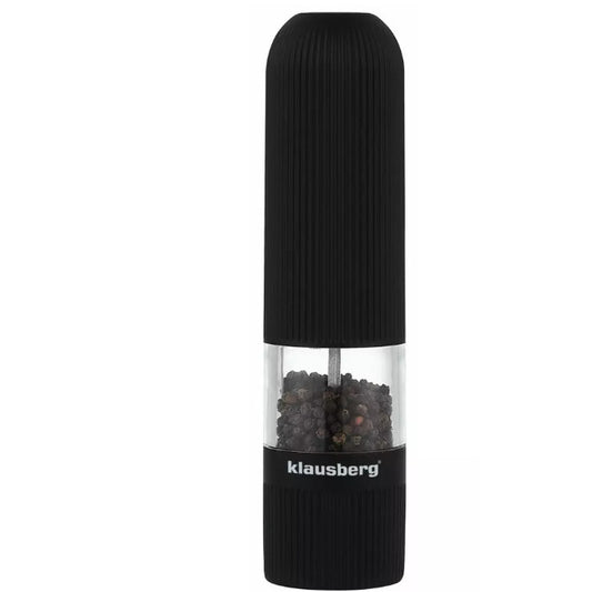 Elektrinis prieskonių malūnėlis, juodas, 60ml, Klausberg KB 7434