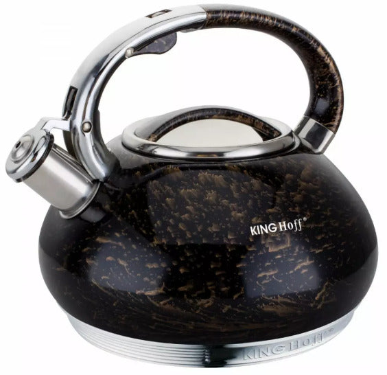 Kinghoff tradicinis virdulys 3l juodai auksinis, KH 1067