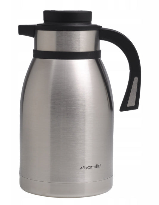Nerūdijančio plieno termosas 1,5 l (sidabrinis), 2221, KAMILLE