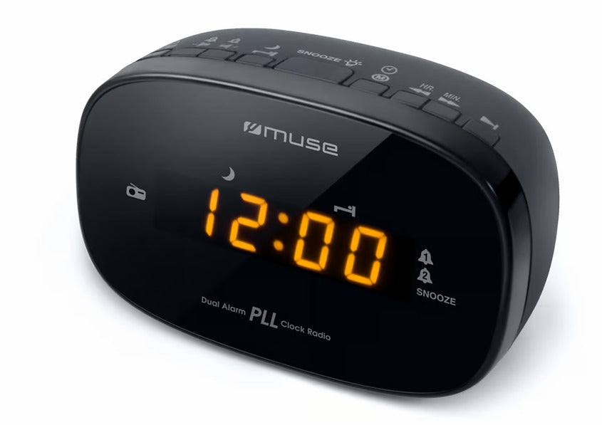 Dvigubas žadintuvo radijas PLL, MUSE, M 150 CR