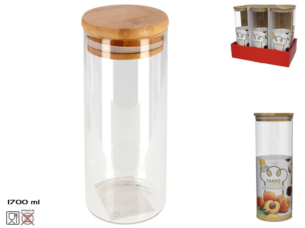 Borosilikatinio stiklo indas 1700 ml, 28 × 10 × 10 cm, KITCHEN&GO